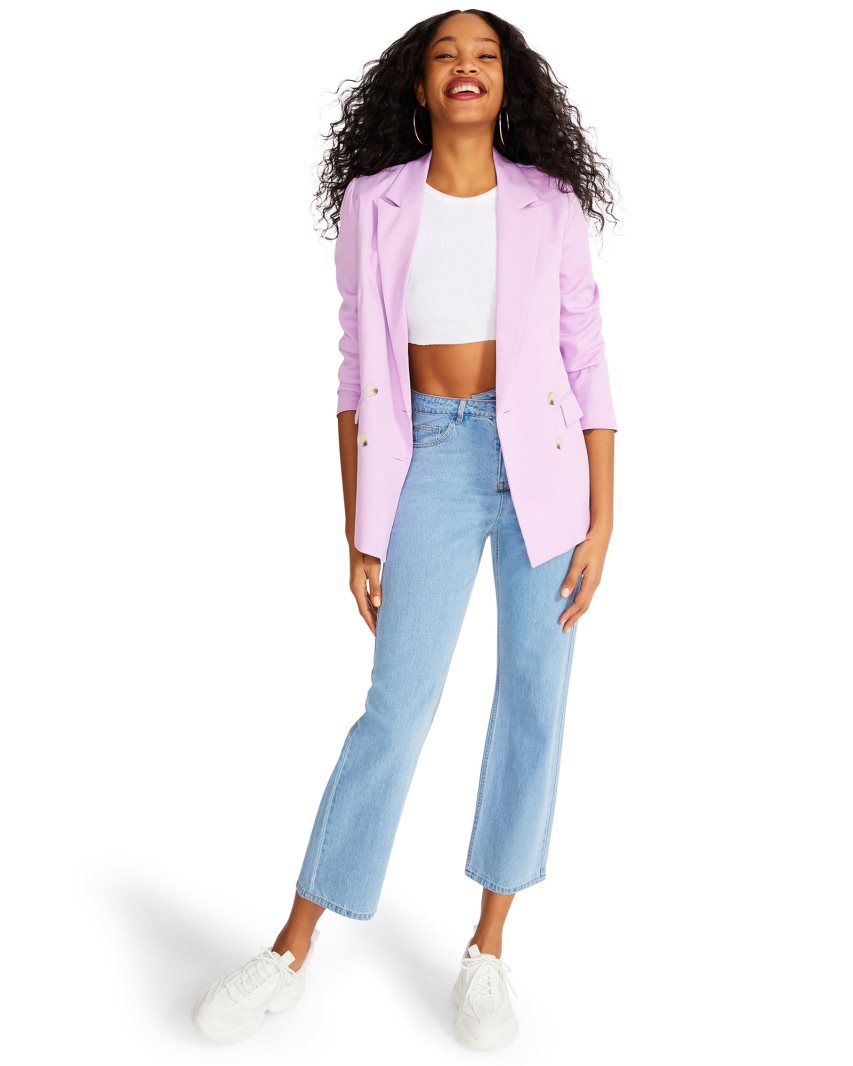 Light Purple Steve Madden Boyfriend Women's Blazers | PH 4630HMW